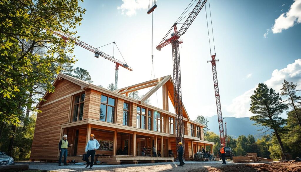 Effizienter Bauprozess in der Holzbauweise