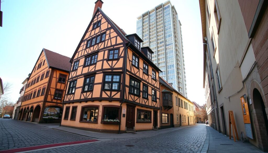 Moderne versus historische Immobilien in Bamberg